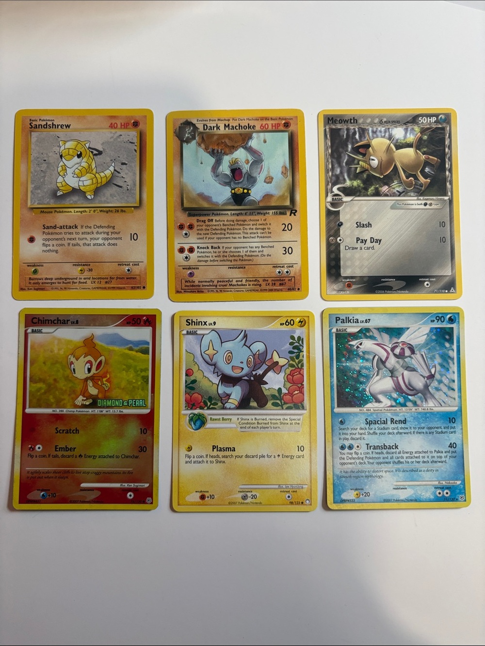 Vintage Pokémon Classics- 6 Card Lot *Read Description*